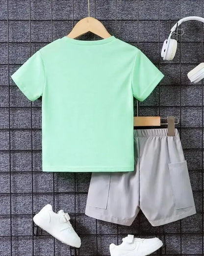 Cotton T-shirt and Shorts combo for kids