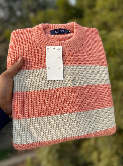 Premium Imported Striped Pullover