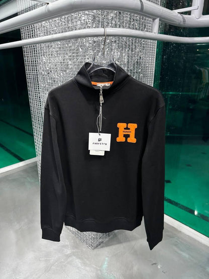 Stylish Cotton Fleece Half-Zip Sweatshirts