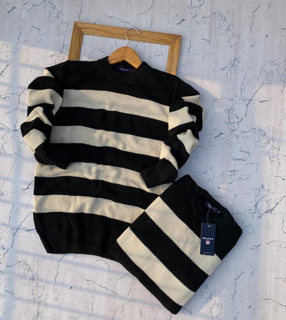 Premium Imported Striped Pullover