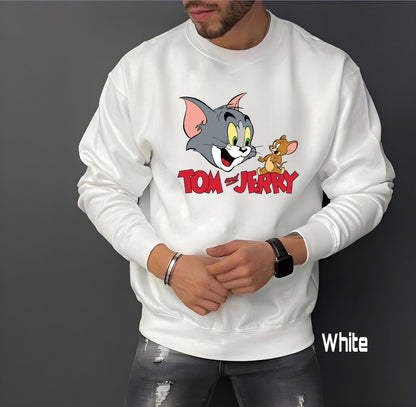 Tom and Jerry Cotton Fleece Sweatshirt