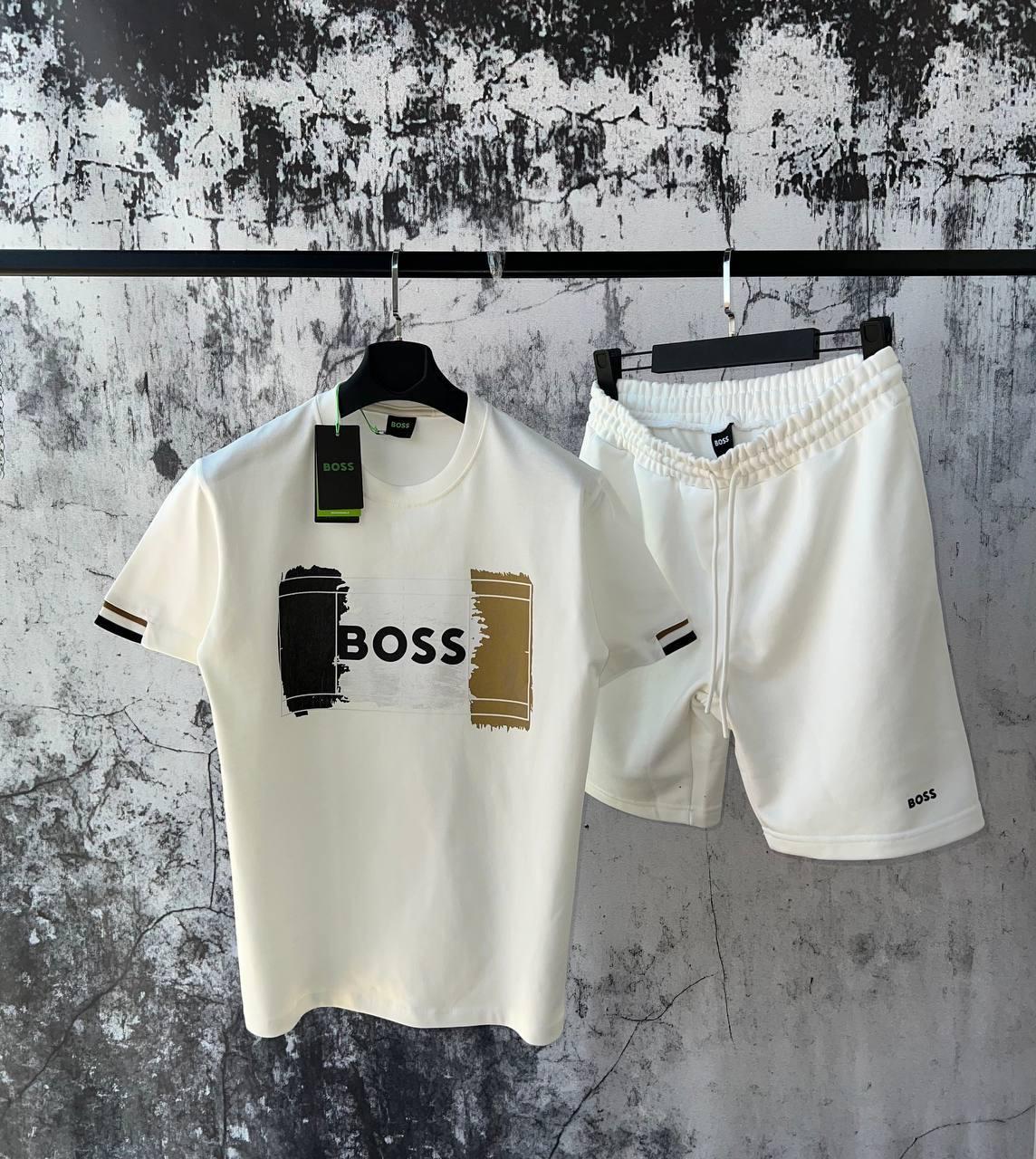 BOSS Men’s T-Shirt & Shorts Set - Premium Quality